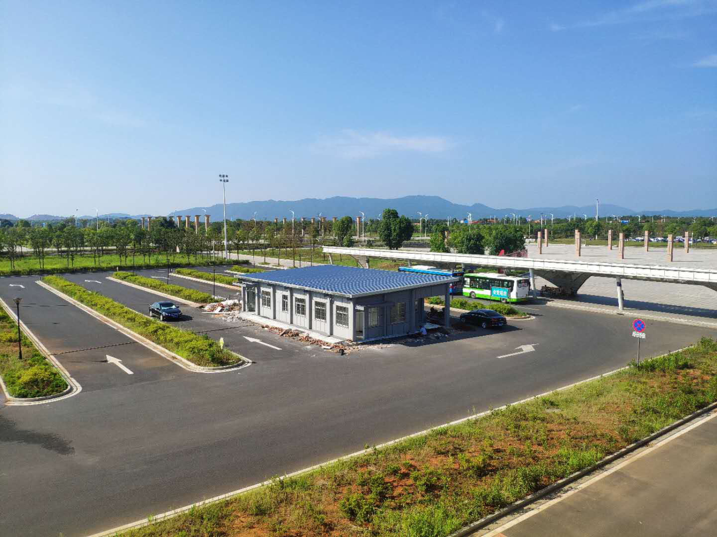 新余長運高鐵客運接駁站即將竣工營運