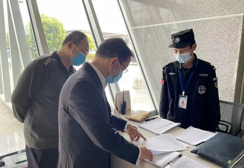 劉志堅督導(dǎo)總部機關(guān)疫情防控工作