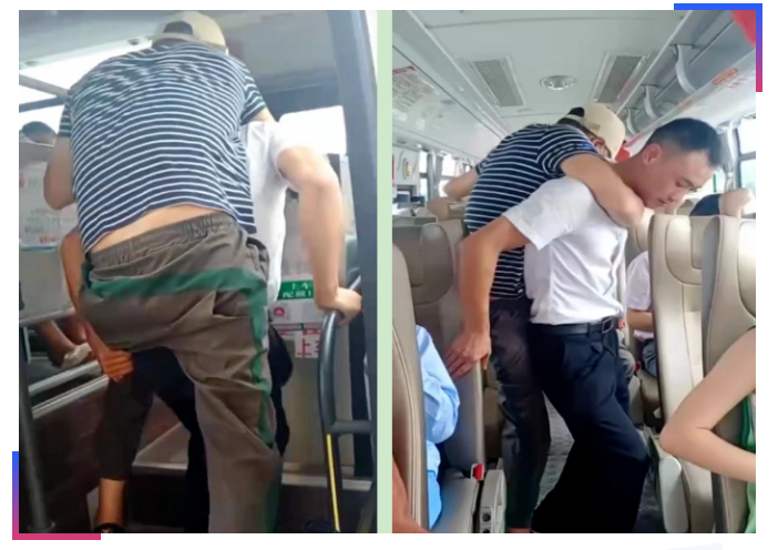 吉安長運：“小伙子，我來背你上車！”