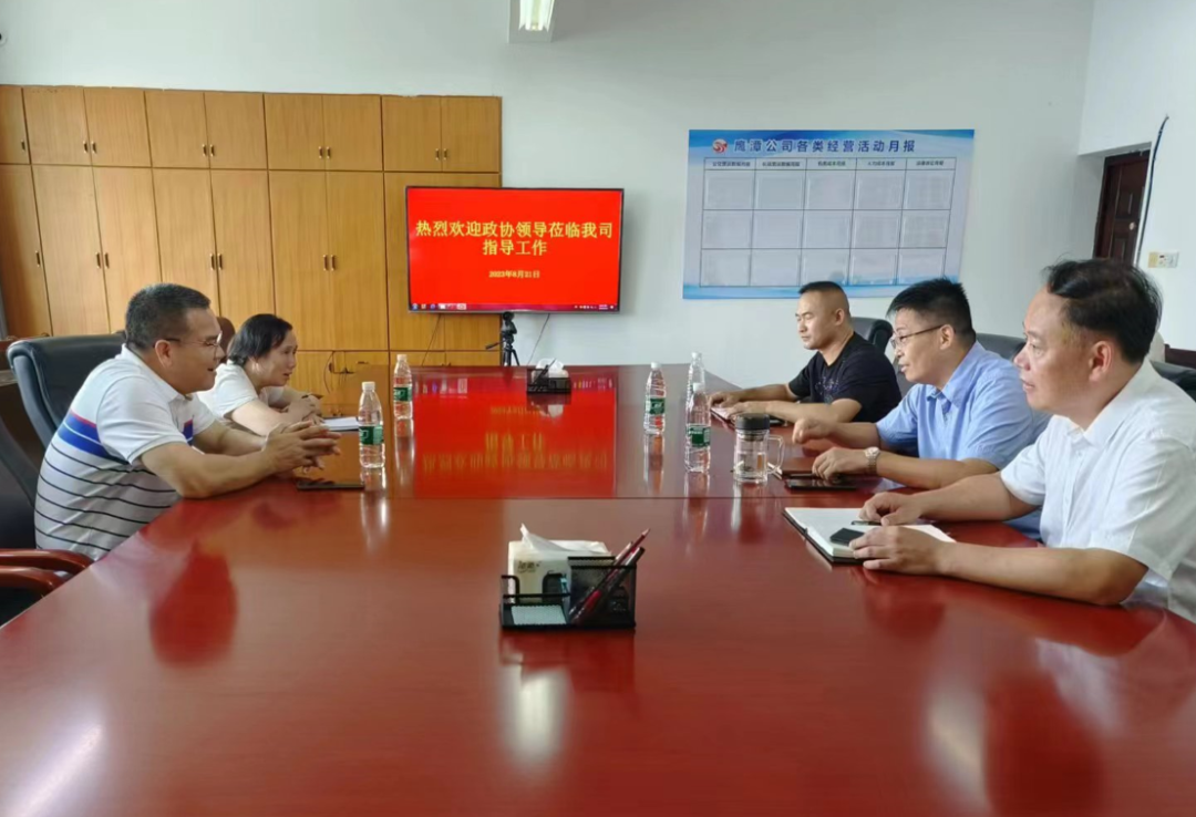 鷹潭市政協(xié)領(lǐng)導(dǎo)調(diào)研鷹潭公司 肖良芝陪同