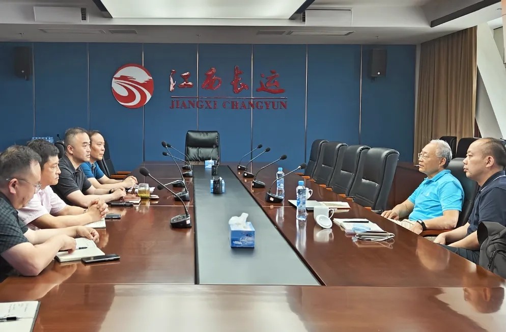 中物聯(lián)規(guī)劃研究院到江西長(zhǎng)運(yùn)交流調(diào)研 劉磊、占梁陪同